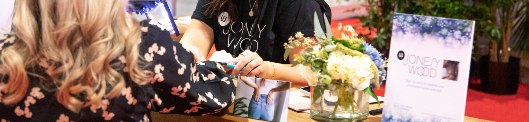 Jonesy Wood Brand Advertising and Sponsorship at Las Vegas Apparel