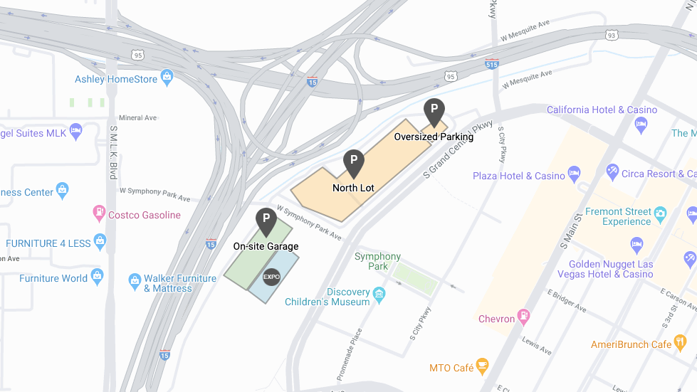 Las Vegas Apparel Parking